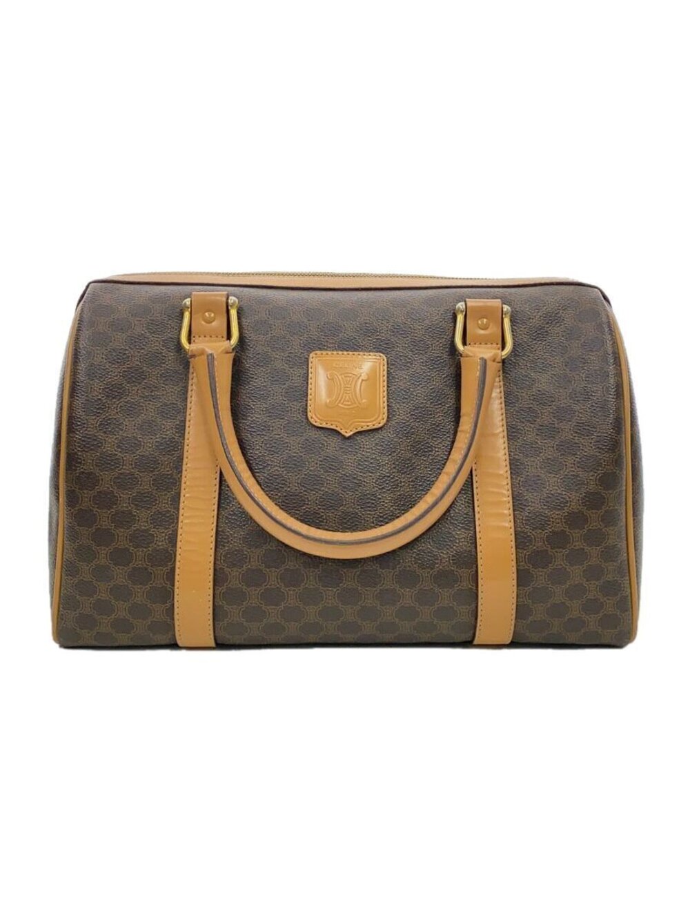 Celine Macadam Boston Bag Brown All over